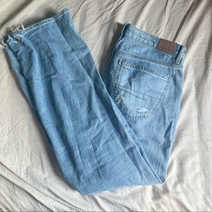 American Eagle distressed boyfriend jeans
